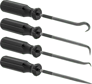 McMaster 3842A35 4-Piece Screwdriver Handle Pick Set