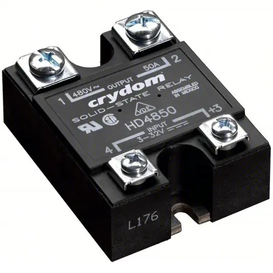Crydom HD4850-10 Solid State Relay Surface Mounted, 50 A Max Output Current, SCR, AC Output