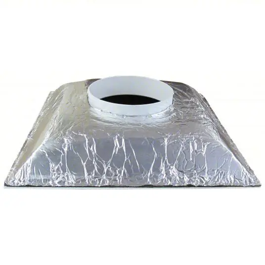 American Louver STR-C-8W-R6 Diffuser Ceiling, 23 3/4 in H, 23 3/4 in W, Lay-In, 8 in Duct, Plastic, Square Cone, White