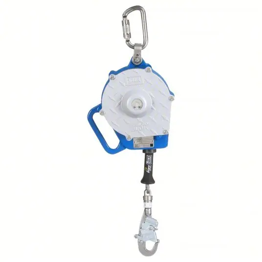 3M 3400133 DBI-SALA Self Retracting Lifeline SS Swivel Snap Hook Anchor, 30 ft Line, Sealed