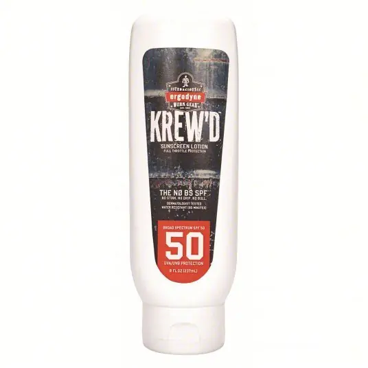 Krew‘d by Ergodyne 6351 Sunscreen 50 SPF, Lotion, 8 oz