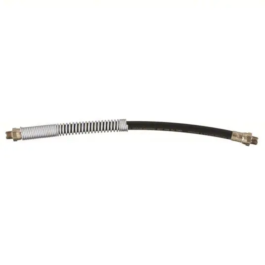 Lincoln 5812 Hose Extension Thermoplastic, 12 in Overall Lg, 4,500 psi Max. Op Pressure, 1/8" End