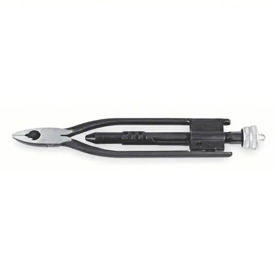 Proto J191 Safety Wire Twister Plier 10 3/8 in Overall Lg, Plain Grip, For 0.6 in Max Wire Dia, Manual, CW