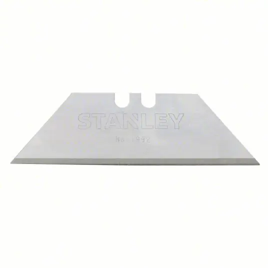 Stanley 11-921 Utility Blade 2 7/16 in Blade Lg, 3/4 in Blade Wd, 0.03125 in Blade Thick, Steel, 5 PK