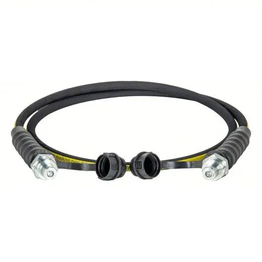 Enerpac HC9206C Hydraulic Hose 1/4 in ID, CH604 x CH604, 6 ft Lg, Rubber