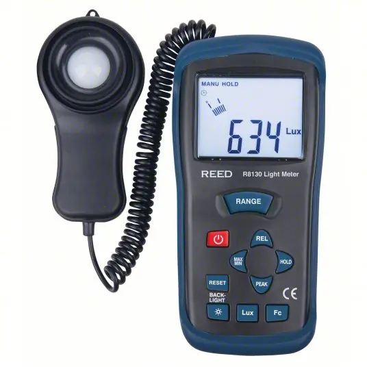 Reed R8130 Light Meter Carrying Case/Protective Holster/Sensor Cover, LCD with Backlight