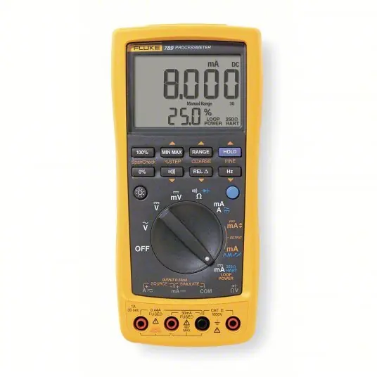 FLUKE-789 Process Calibrator Multimeter, AC Current/AC Volt/Continuity/DC Volt/Diode/Freq