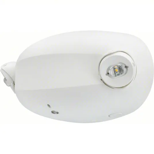 Lithonia ELM2L M12 Emergency Light LED, Damp Location Rated, 1.2 W Lamp Watt, 120/277V AC, 4.8 W Emergency Watt, White