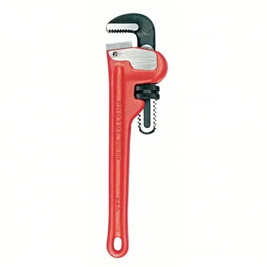 Proto J836HD Pipe Wrench Cast Iron, 5 in Jaw Capacity, Serrated, 36 in Overall Lg, I-Beam