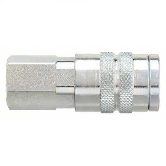 Dixon 4FF4 Quick Connect Hose Coupling 1/2 in Body Size, 1/2 in Hose Fitting Size, FNPT