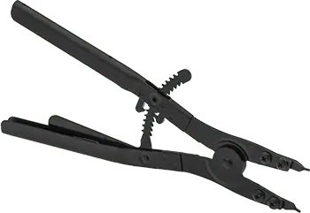 McMaster 5300A33 Locking Changeable-Tip Retaining Ring Plier for External Rings That Fit 3.5"-6.5" OD, Plain Grip