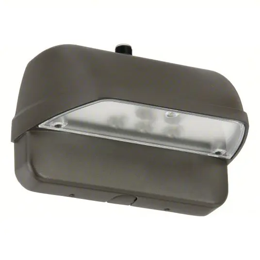 Hubbell EXO LNC-7LU-5K-4-1 Wall Pack LED, 1,557 lm, 5000K, 17 W, 120 to 277V AC, Type IV, 5 1/4 in Overall Ht