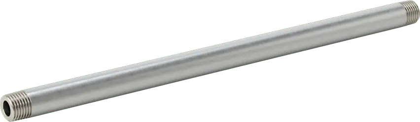 McMaster 46755K92 Thick-Wall 304/304L Stainless Steel Pipe Nipple Threaded on Both Ends, 1/4 Pipe Size, 10" Long