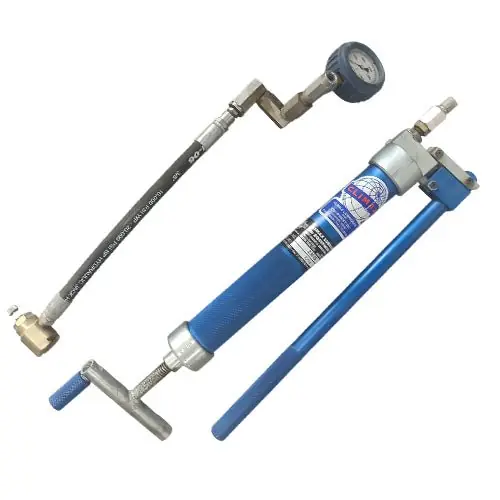 Climax 10516-S Grease Gun Complete W/Hose Assembly, "Z" Swivel & Gauge