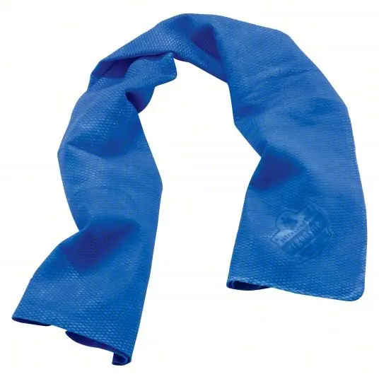 Ergodyne Chill-Its 6602 Evaporative Cooling Towel Blue, Universal, PVA, Evaporative-Cooling