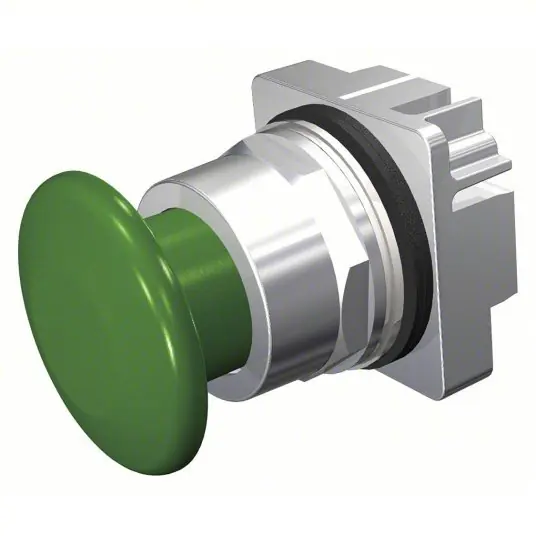 Siemens 52PM9W3 Mushroom Head Push Button 30 mm, Non-Metallic, Momentary