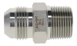 Titan 2404-06-06 3/8" Male JIC (9/16"-18 thread) x 3/8" NPTF Male