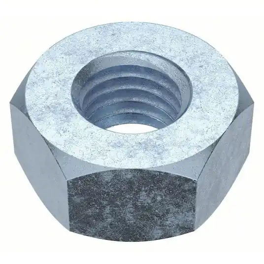 KVM Tools CLNI20250-100P Lock Nut Center Lock Distorted Thread, 1/4"-20 Thread Size, Steel, Grade A, Zinc Plated, 100 PK