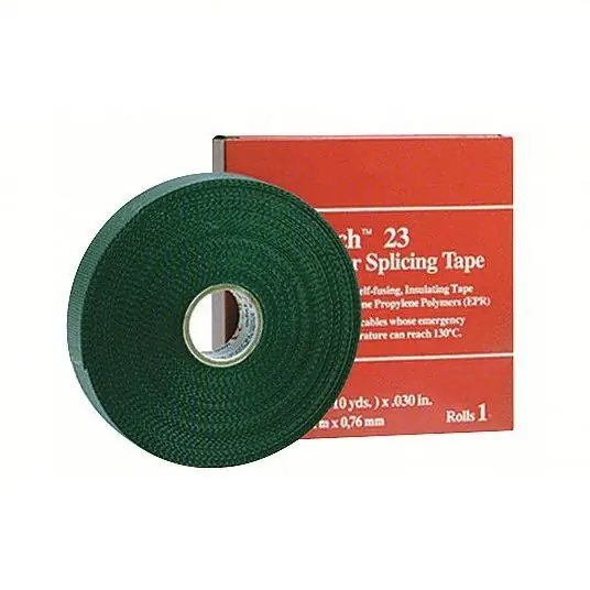 3M 23-3/4X30FT Insulating Electrical Tape High-Volt, Scotch®, Rubber, 3/4 in x 10 yd, 30 mil Tape Thick