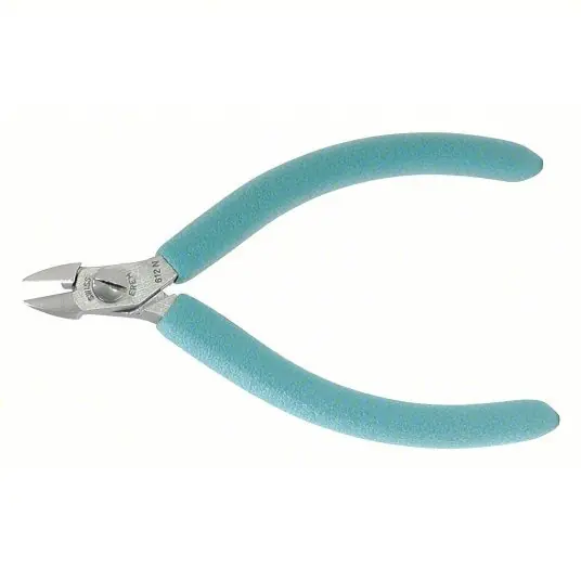 Erem 612N Diagonal Cutting Plier Insulated, Semiflush, Narrow, 3/8 in Jaw Lg, 3/8 in Jaw Wd, Less than 6 in