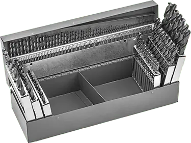 McMaster 3085A11 Metric Black-Oxide High-Speed Steel Drill Bit Set 118 pc