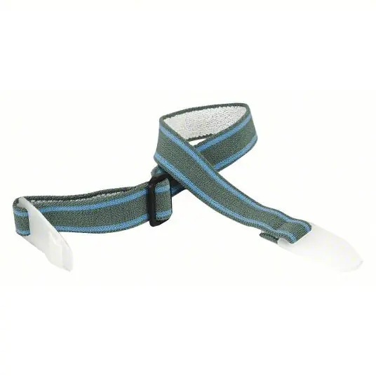 MSA 10171107 Chin Strap, 2 Attachment Points, Polyester, Gray, 10 PK