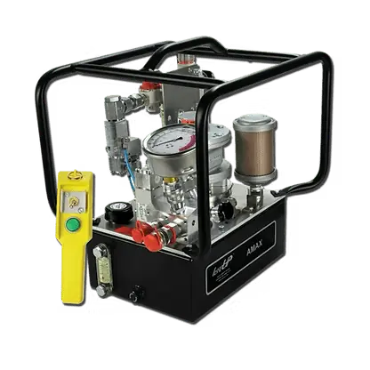 TorcUP AMAX High Flow Pneumatic Hydraulic Power Unit 2.2GAL