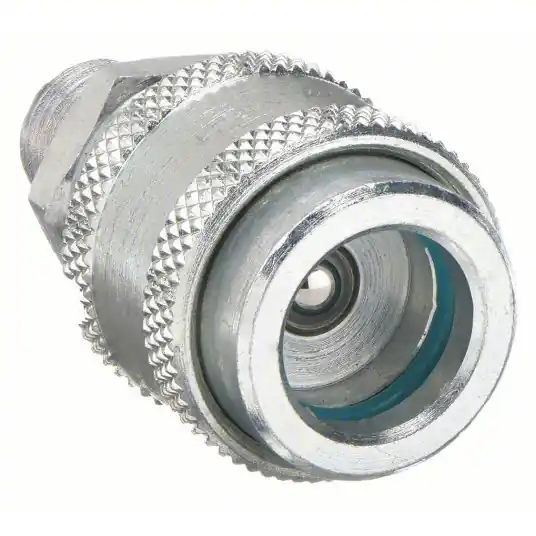 Parker 3050-3 Hydraulic Quick Connect Hose Coupling 3/8 in Coupling Size, Steel, 22.71 lpm Max. Flow Rate
