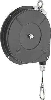 McMaster 6652A22 Automatic-Return Hanging Retractor with Cable Lock, 1 to 15 lb. Capacity