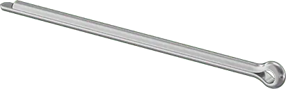 McMaster 98350A330 Cotter Pin Zinc-Plated Spring Steel, 3.2 mm Diameter, 63 mm Long PK25