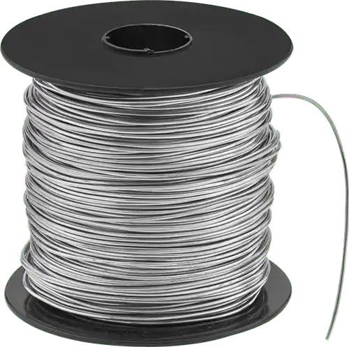 McMaster 8860K84 Round Bend-and-Stay Multipurpose 304 Stainless Steel Wire Matte Finish, 5-lb. Spool, 0.041" Diameter