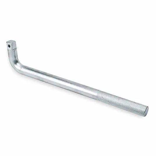 Proto J5686 Ell Handle 3/4 in Drive Size, 16 in Overall Lg, Knurled Grip, Alloy Steel, Satin