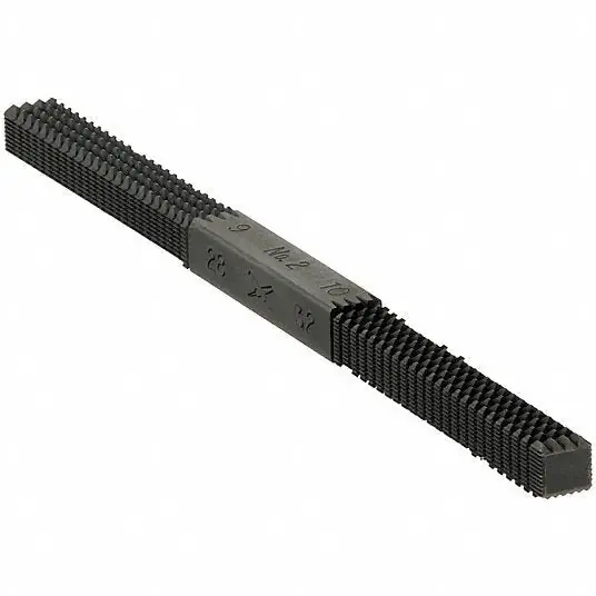 Nicholson T33007 SAE Thread Restoring File For 10_12_16_20_27_28_32_9 Threads Per Inch, Extra Coarse/Extra Fine
