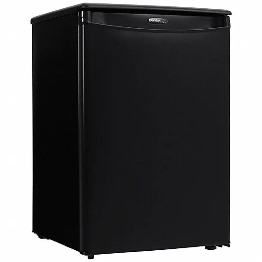Danby DAR026A1BDD Mini Refrigerator Black, 2.6 cu ft Total Capacity, 4 Shelves, Energy Star Certified