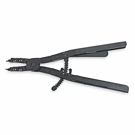 McMaster 5300A211 Locking Changeable-Tip Retaining Ring Plier for Internal Rings That Fit 3-1/16"-6" ID