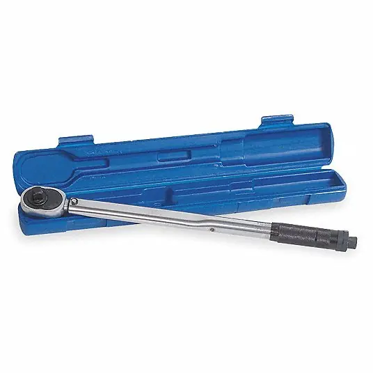 KVM Tools KV4DA96 Micrometer Torque Wrench Foot-Pound/Newton-Meter, 1/2 in Drive Size, 10 ft-lb to 150 ft-lb
