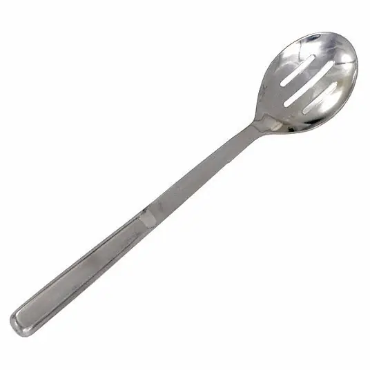 Crestware BUF3 Serving Spoon 11 3/4 in Overall Lg, Silver, Stainless Steel, Polished