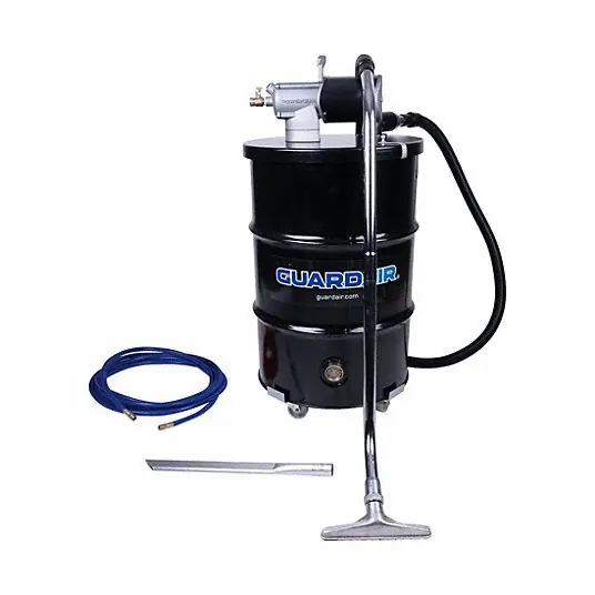 Guardair PQ55C150NED Static Conductive Drum Vacuum Wet/Dry, Std, 55 gal Tank Size, Steel