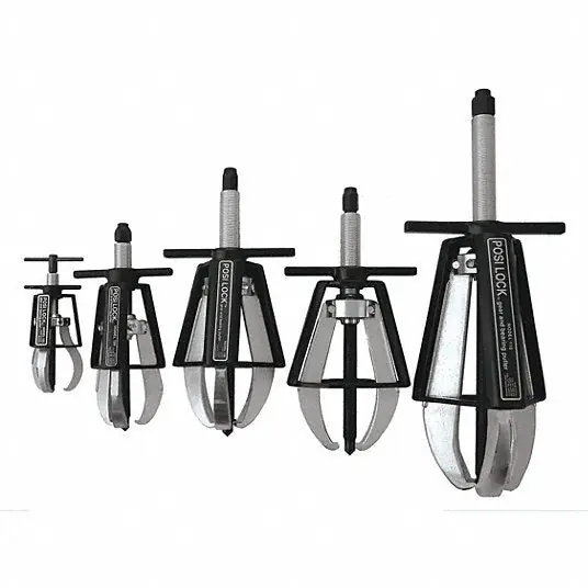 Posi Lock Puller Set 1 in – 12 in Jaw Spread, 9 11/16 in Jaw Reach, 0.35 Jaw Thick, 12 in, 5 Pieces
