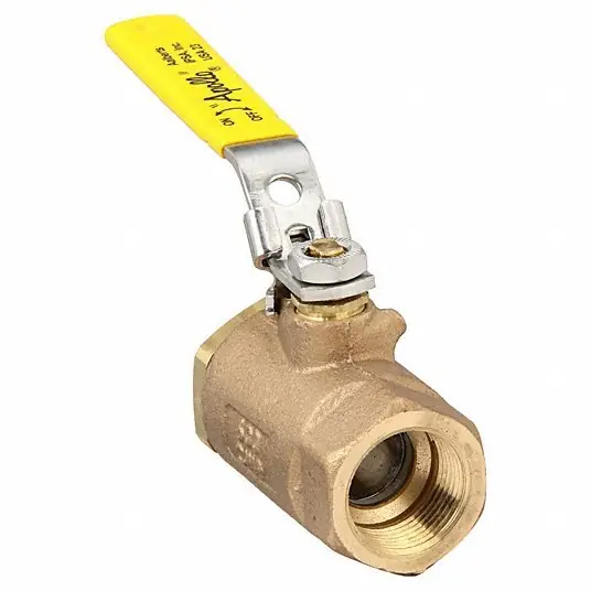 Apollo 7010527 Manual Two-Way Ball Valve 1 in, Bronze, Straight, FNPT x FNPT, 600 psi Max. Pressure (CWP)