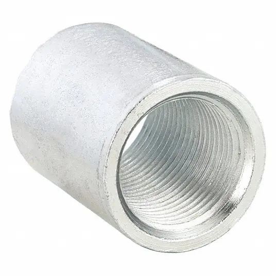 KVM Tools 61100 Merchant Coupling Steel, 1/8 in x 1/8 in, NPT x NPT, Class 150, 3/4 in Lg