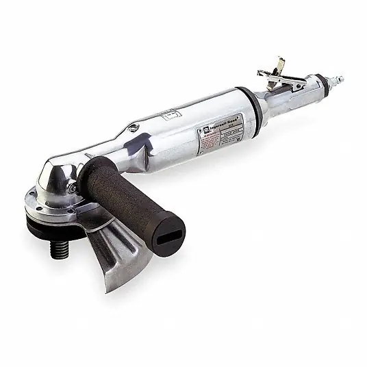 Ingersoll Rand 77A60P107 Angle Grinder 7 in Wheel Dia, 1.5 hp Horsepower, 6,000 RPM Max. Speed, Heavy Duty