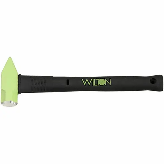 Wilton 30216 Cross Pein Hammer, Steel, 2 lb Head Wt, 1 1/2 in Face Dia, 18 in Overall Lg, Textured Grip