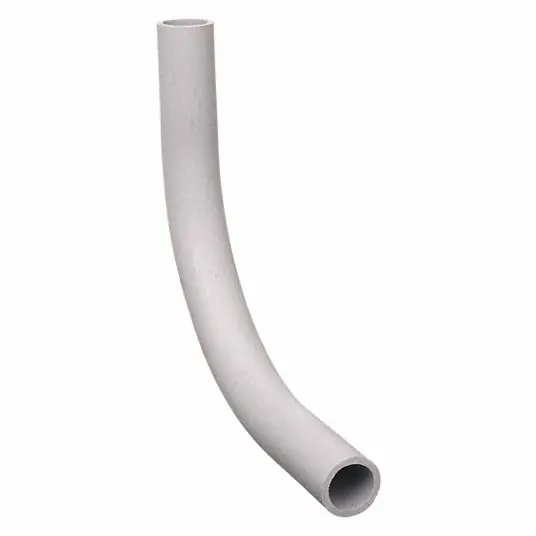 Cantex 5133826 Conduit Elbow, 90 Degrees 40 Schedule, 1 1/4 in Trade Size, 11 3/8 in Overall Lg