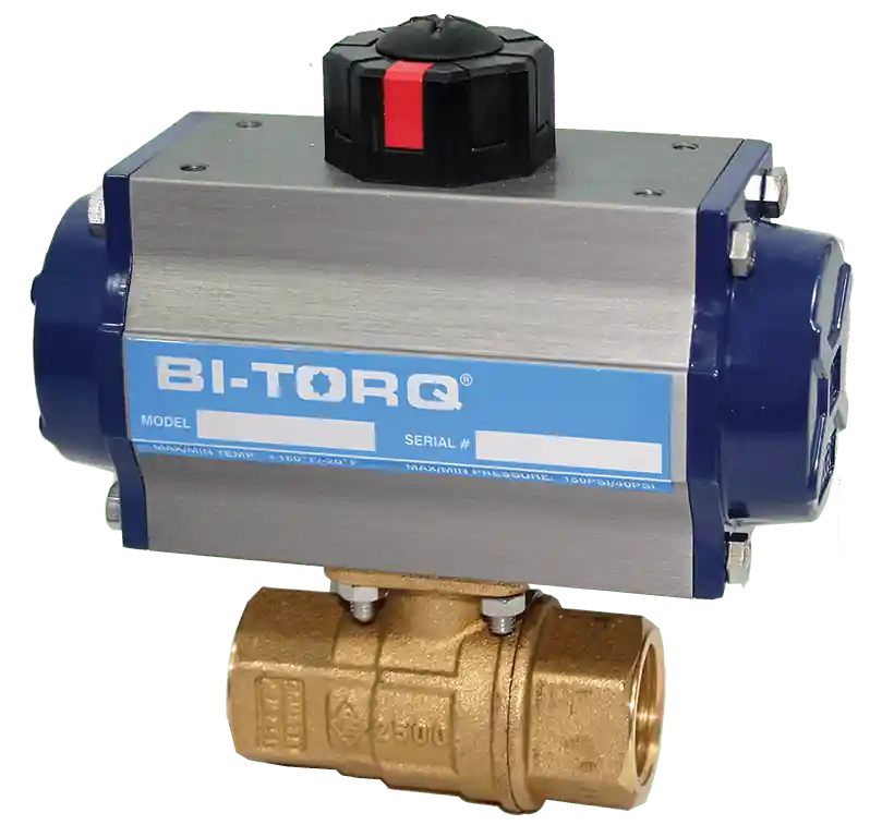 BI-Torq IP-2P-15-75-SR-PN 1-1/2" Full-Port Brass Ball Valve