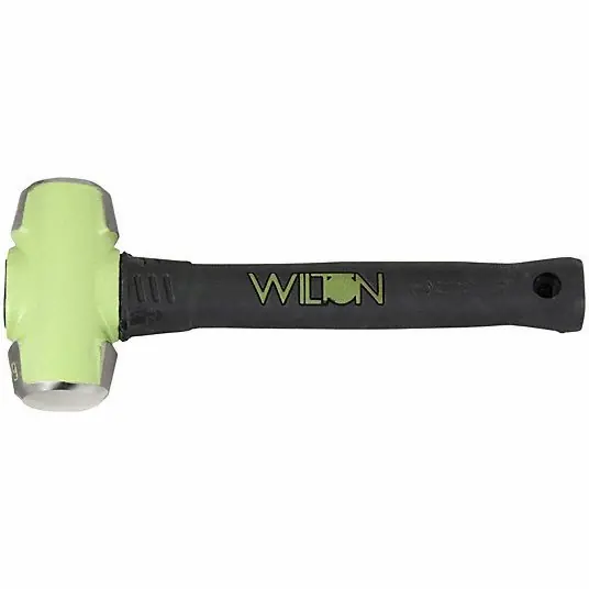 Wilton 20412 Steel Engineering Hammer Steel Handle, 4 lb Head Wt, 1 3/4 in Dia, 12 in Overall Lg, Round Shape