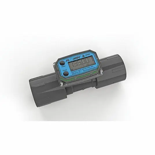 Flomec TM15NQ9GMB Watermeter Flow Meter, Turbine, 1 1/2 in FNPT, 1 1/2 in Connection Size, FNPT, 32°F to 140°F