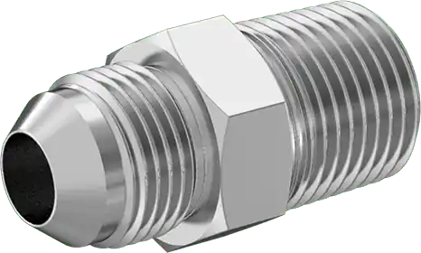 McMaster 50715K166 37 Degree Flared Fitting for Stainless Steel Tubing Straight Adapter for 1/2" Tube OD x 1/2 NPT Male