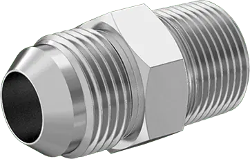 McMaster 50715K167 37 Degree Flared Fitting for Stainless Steel Tubing Straight Adapter for 3/4" Tube OD x 3/4 NPT Male