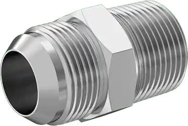 McMaster 50715K168 37 Degree Flared Fitting for Stainless Steel Tubing Straight Adapter for 1" Tube OD x 1 NPT Male
